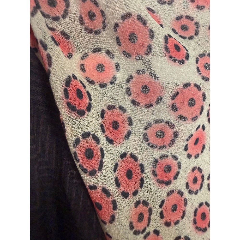 Blouse Womens XS Black Floral Tunic Balloon Sleeve Boho Whimsygoth Floral - Picture 9 of 10
